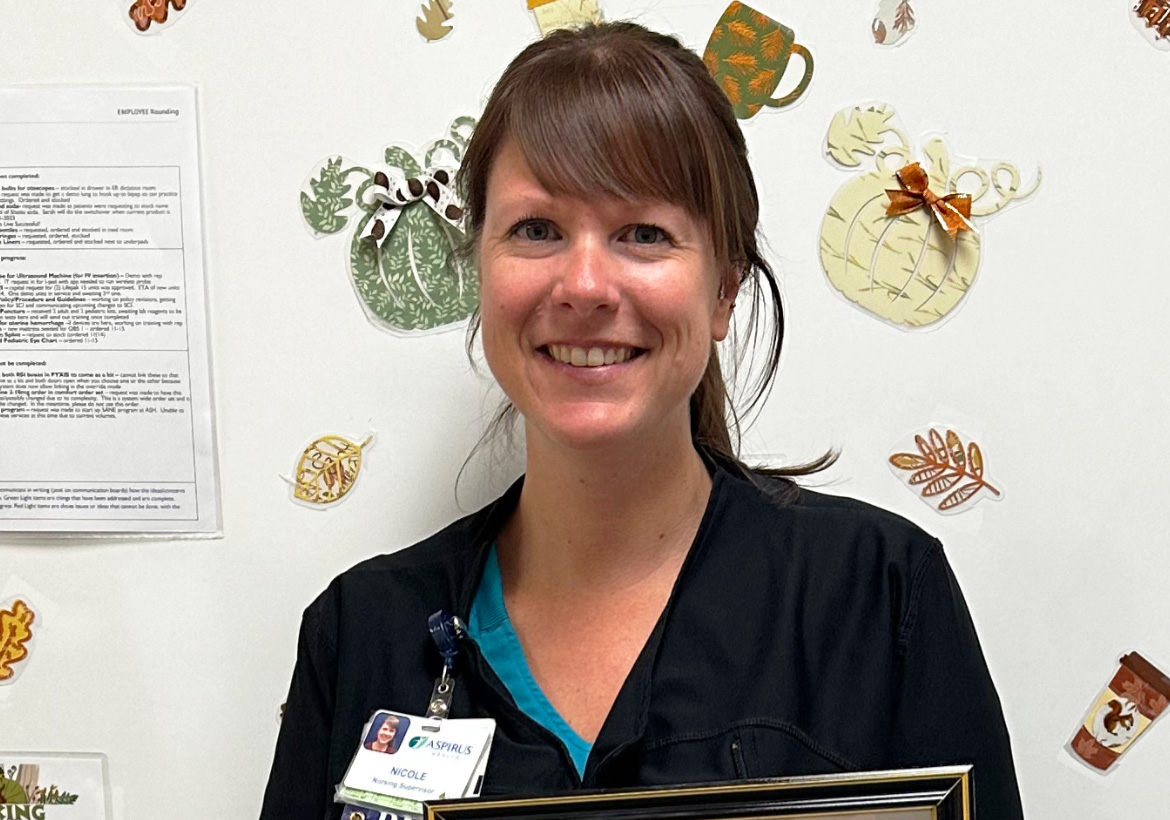 Aspirus Stanley Hospital Nurse Leader Recognized as Community Hero